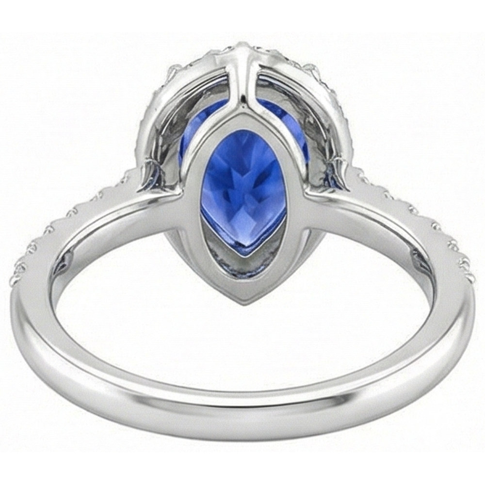 echter round diamant 12.25Karat ring mit Diamantbesatz