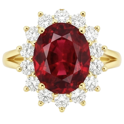 Echter Rubin Ring 4.70 Karat