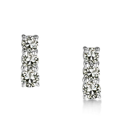 Diamant Ohrringe 1 Karat G/VS1 – 14K Weißgold