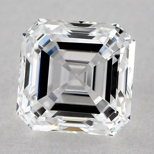 1,5 Karat Asscher-Diamant, lose, Farbe E, VVS1, sehr guter Schliff