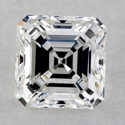1,5 Karat Asscher-Diamant, natürlich, aus der Erde gewonnen, lose, F, VS1, sehr guter Schliff