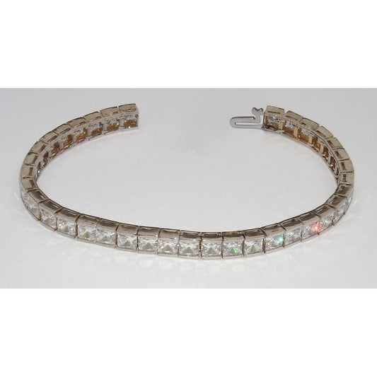 16,20 Ct. Echt Diamants Tennisarmband Princess Diamants