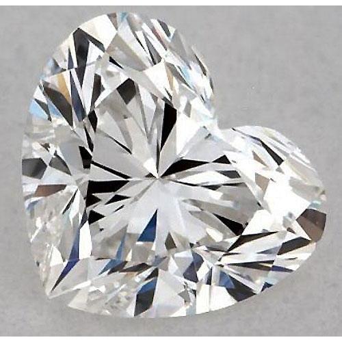 1,75 Karat Herzförmiger Diamant, lose, F VS1, sehr guter Schliff