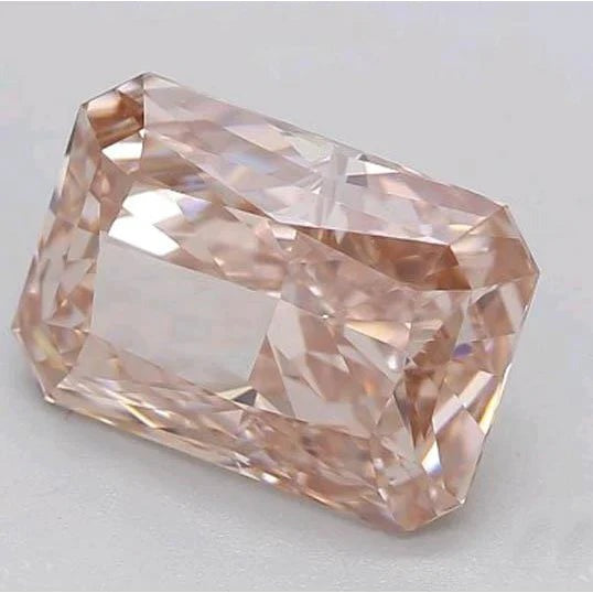 Radiant-Schliff Edler Saphir Ring in Gold – Frontansicht