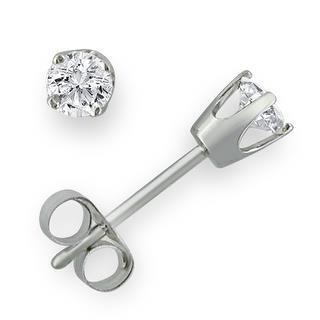 1 Karat Runder Echt Diamant Solitaire Ohrstecker Damen Schmuck