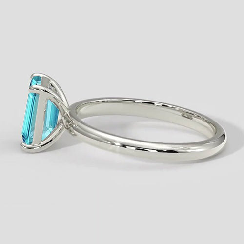 1 Karat neonblauer Paraiba-Ring