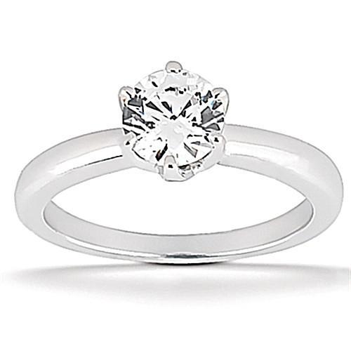 1,25 Ct. Echt Diamanten Solitaire Verlobungsring Set Damen Schmuck Neu