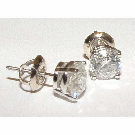 1,42 Karat Echt Diamant Ohrstecker Neu Wunderschöne