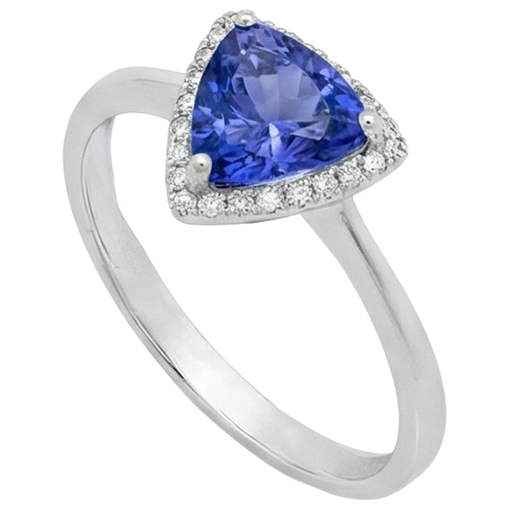 echter round diamant 1.50Karat ring Draufsicht