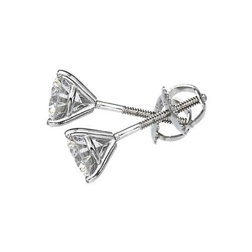 1,50 Karat E Vvs1 Martini Style Echt Diamant Ohrstecker Diamantohrringe