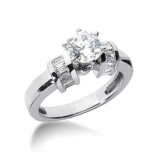 1,51 Ct Echt Diamant Jubiläumsring Drei Steine Schmuck Neu