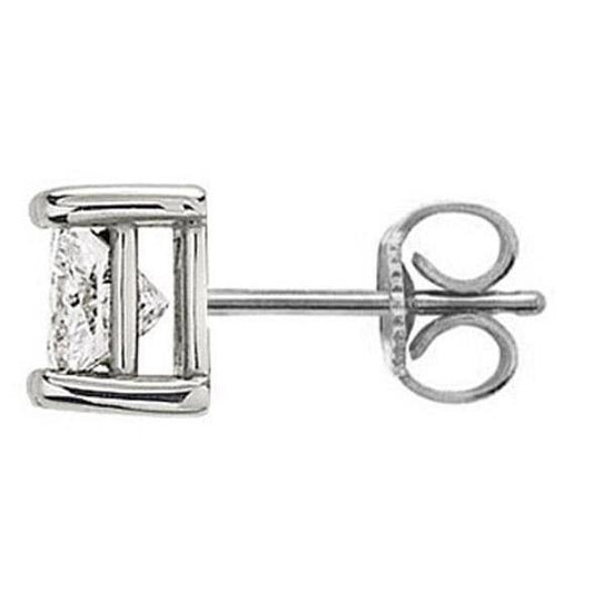 1,5 Ct. Single G SI1 Natürliche Diamant Stud Herren Ohrring Gold Neu