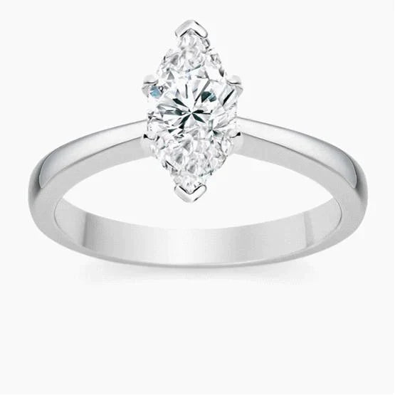 1,5 Karat Marquise-Echt Diamantring