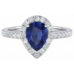Echter Saphir Ring 1.60 Karat