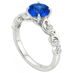 Echter Saphir Ring 1.60 Karat