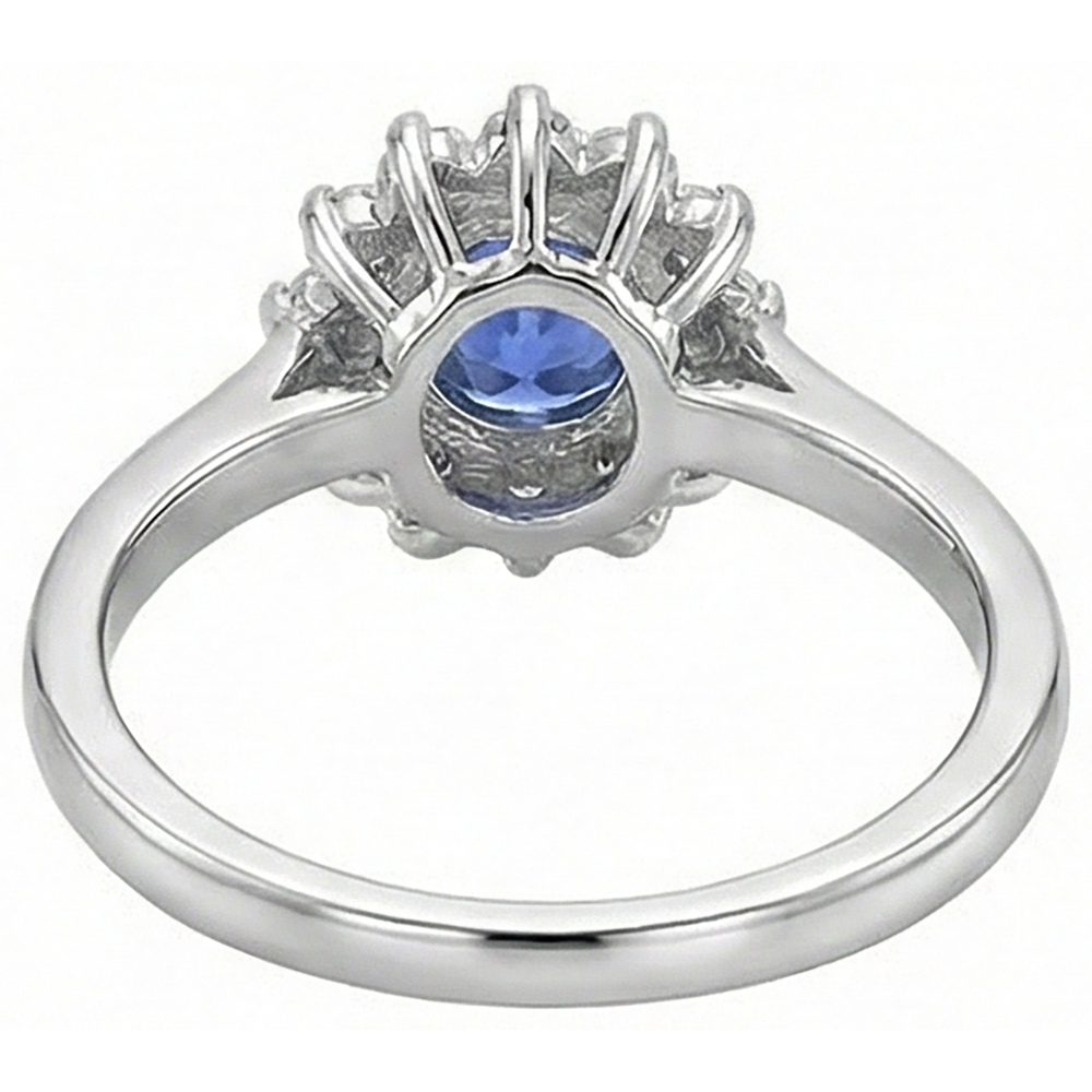 echter round diamant 1.65Karat ring mit Diamantbesatz