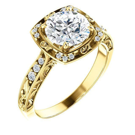 1,65 Ct. Runder Brillant Natürliche Diamanten Jubiläumsring Schmuck