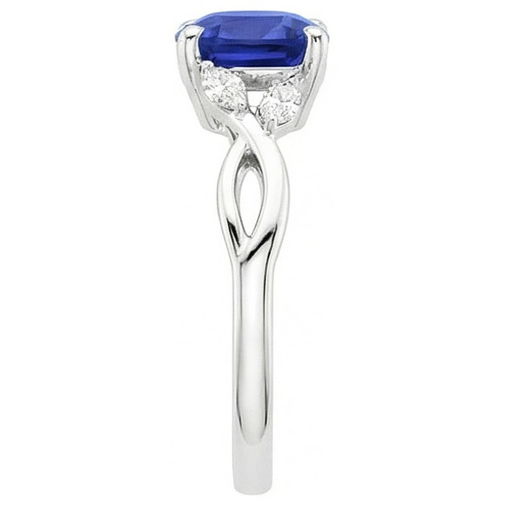 echter marquise diamant 2.10Karat ring Detailansicht