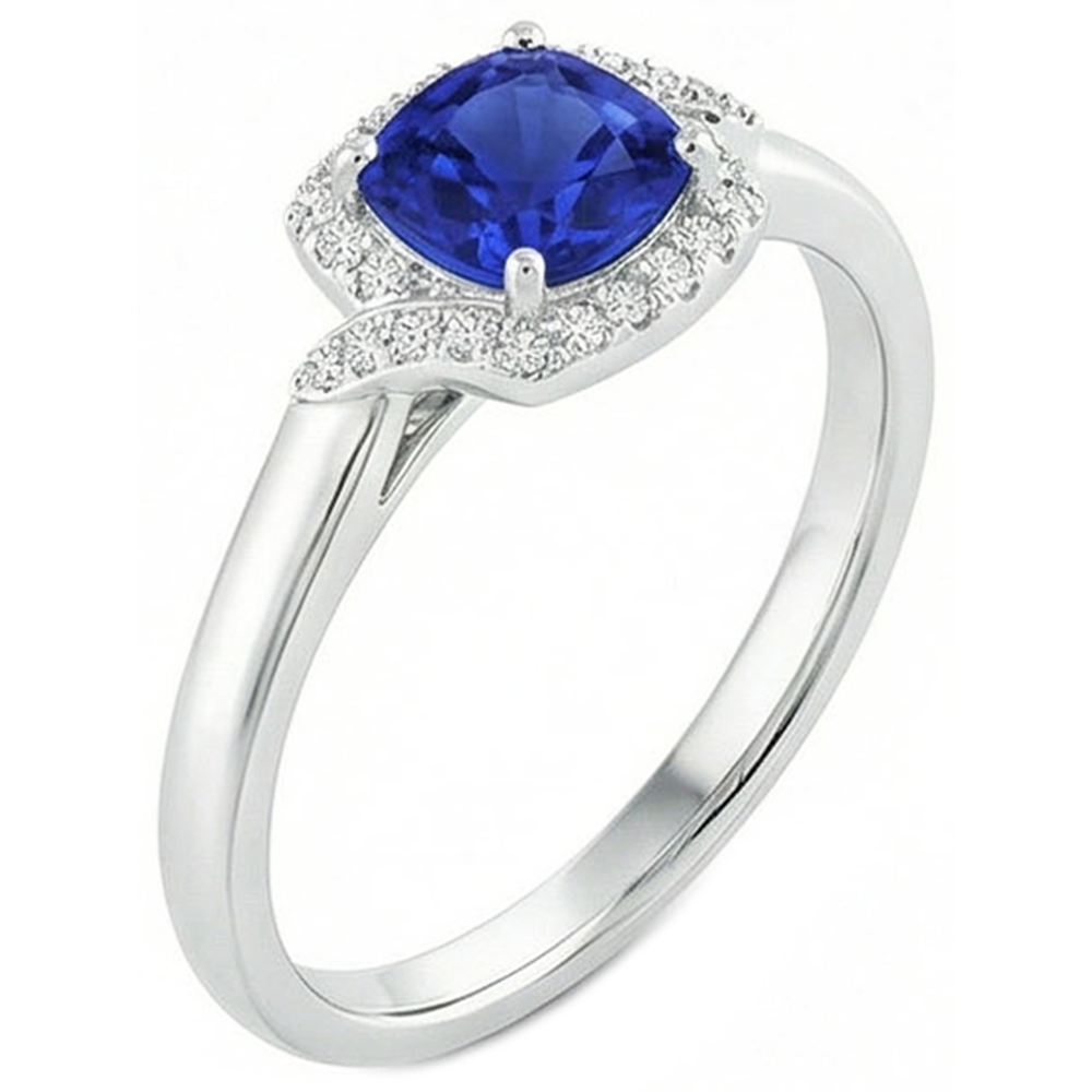 echter round diamant 2.25Karat ring Vorderansicht