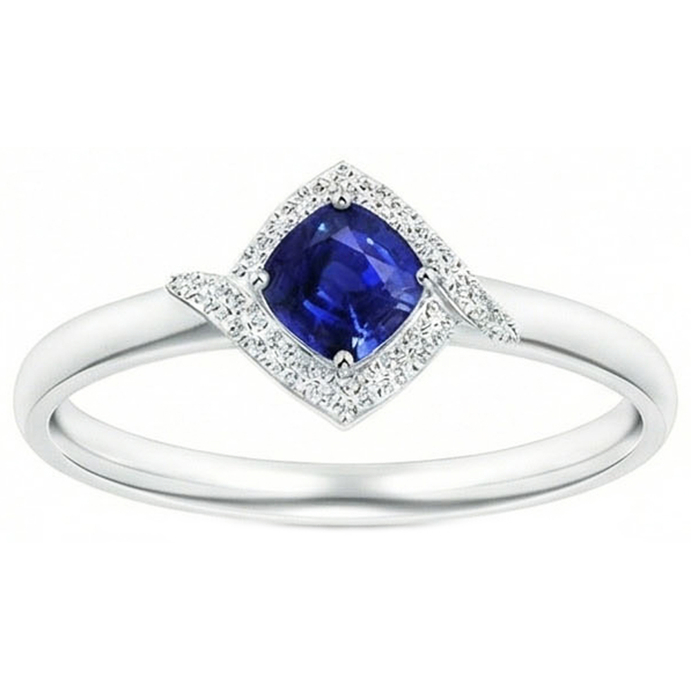 echter round diamant 2.25Karat ring Draufsicht