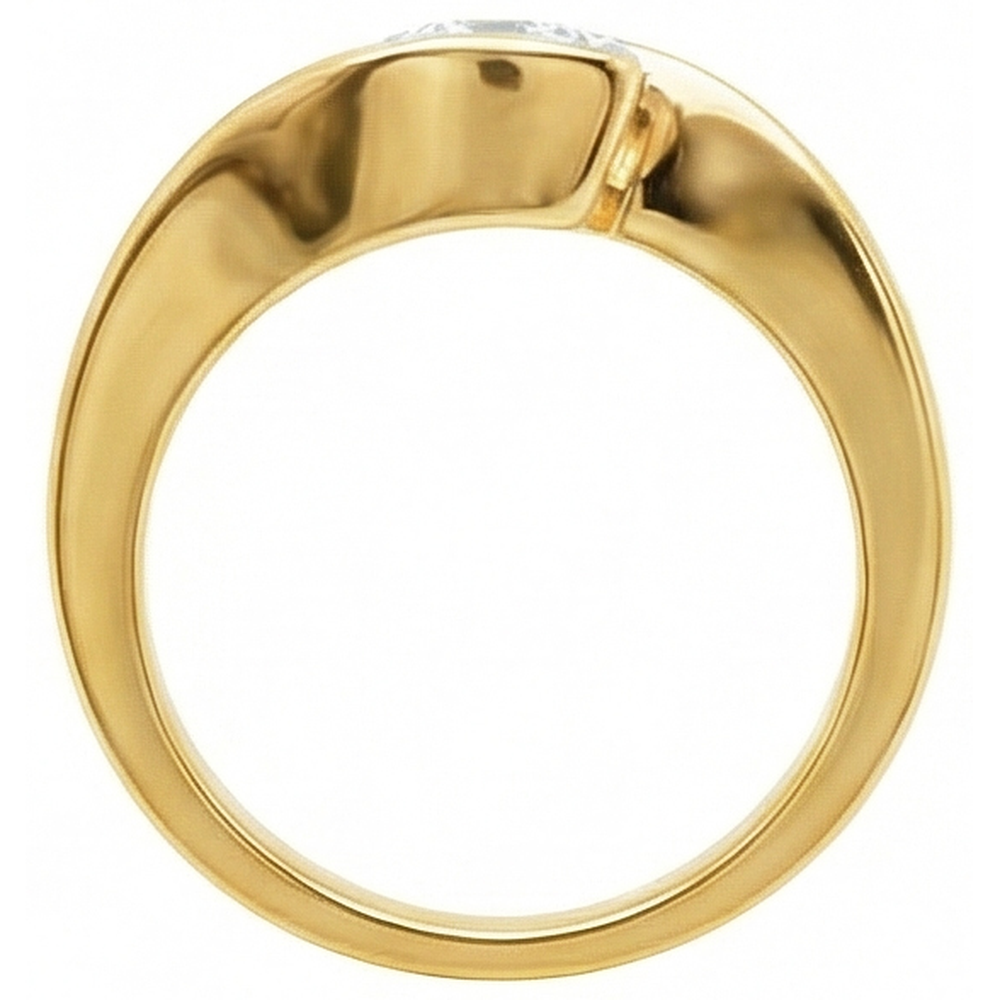 echter round diamant 2.50Karat ring mit Diamantbesatz