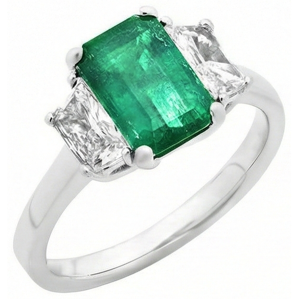 echter diamant 2.50Karat ring Seitenansicht