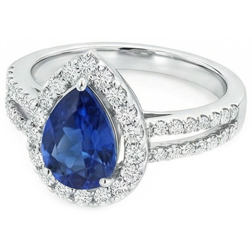echter round diamant 2.50Karat ring Detailansicht