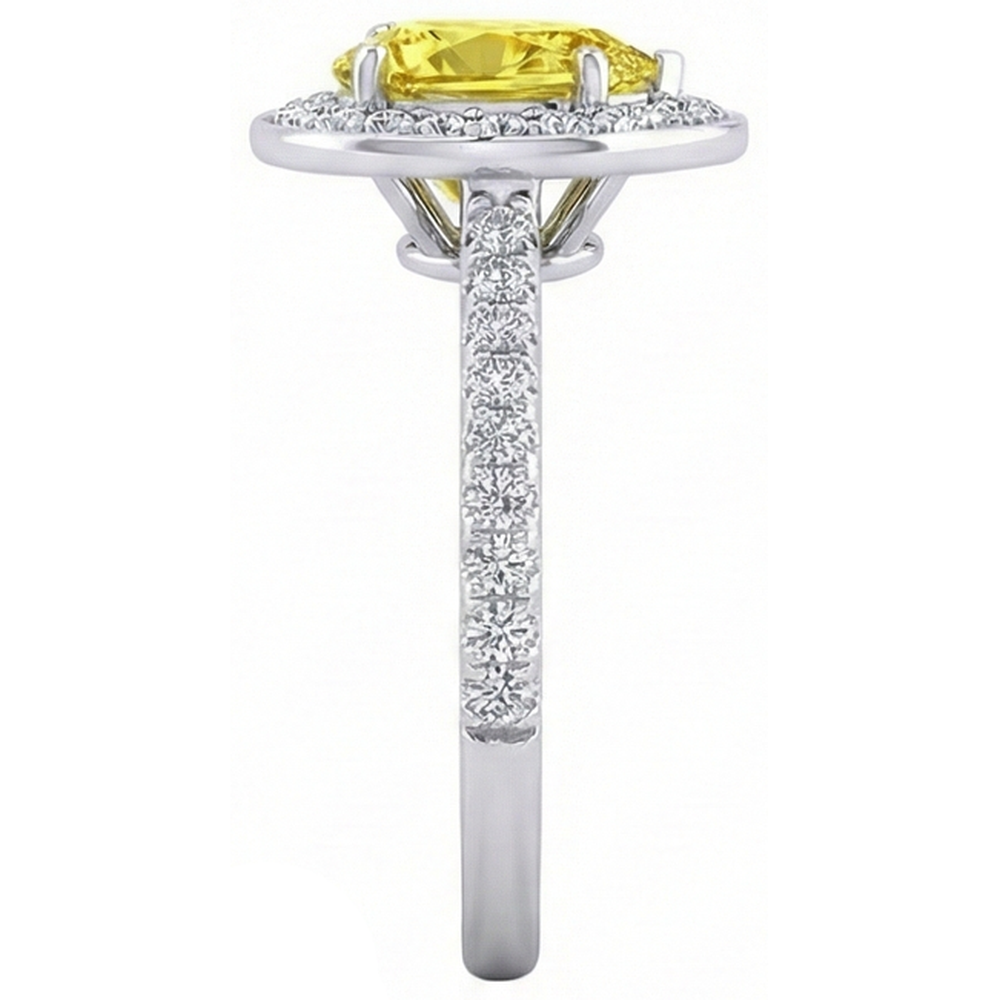 echter round saphir 2.50Karat ring auf Weiß