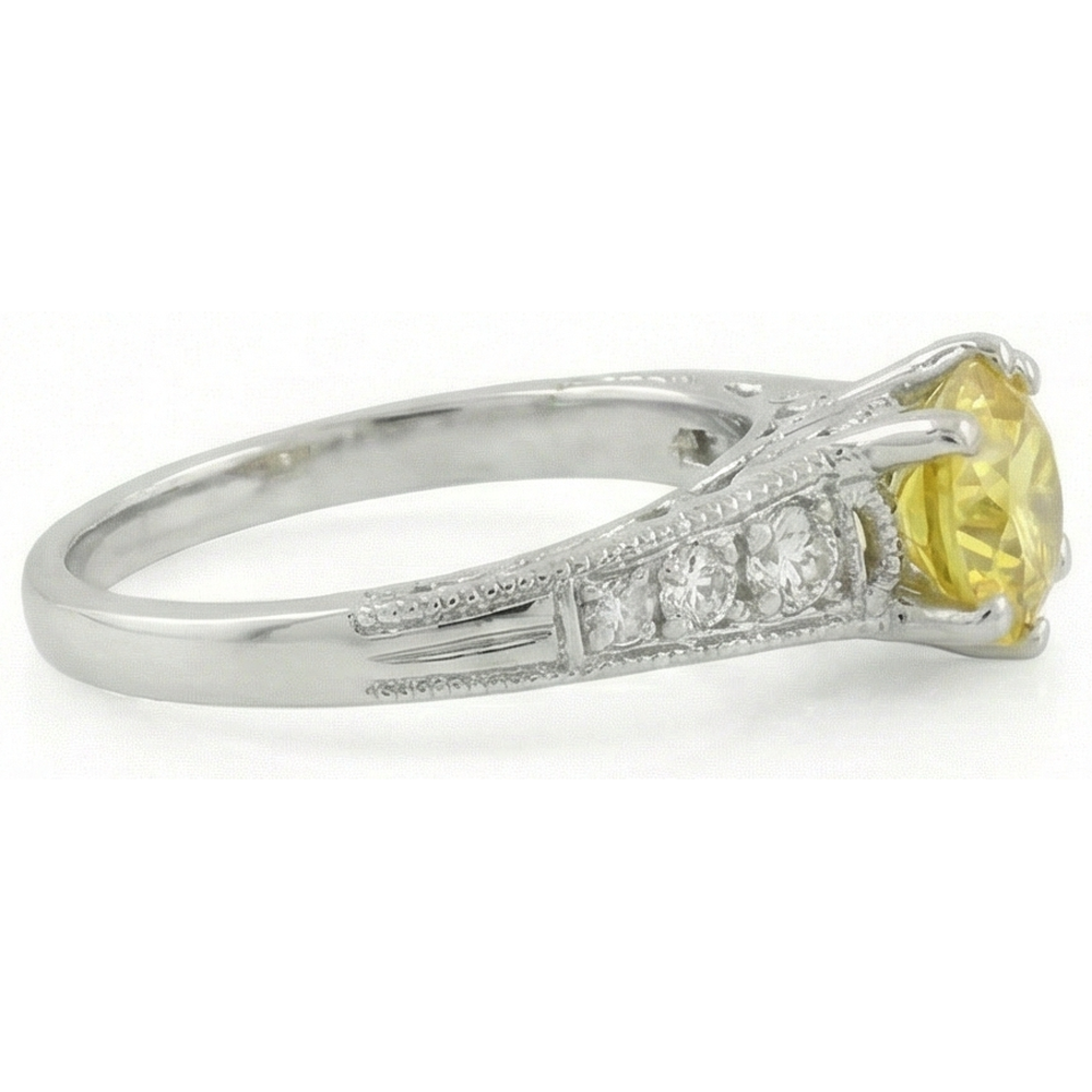 echter round diamant 2.50Karat ring Detailansicht