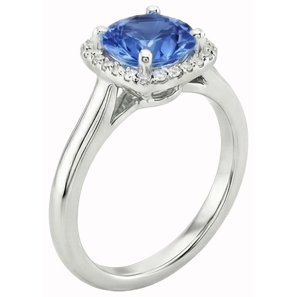 echter round diamant 2.70Karat ring Detailansicht