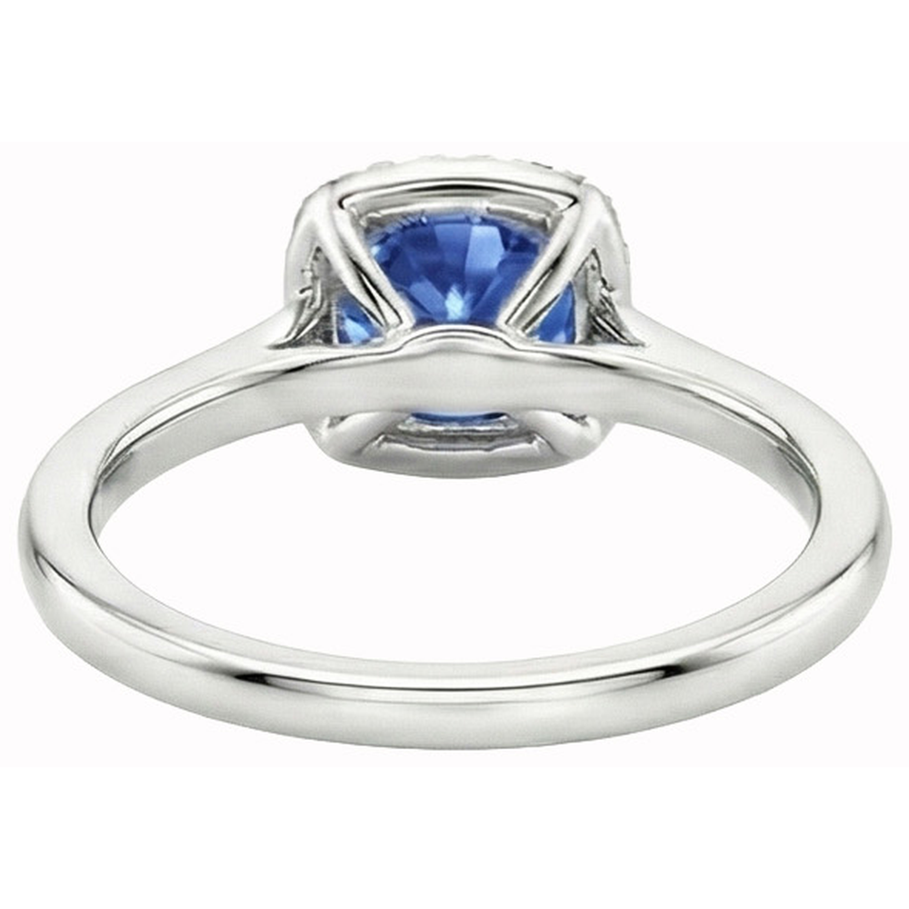 echter round diamant 2.70Karat ring auf Weiß