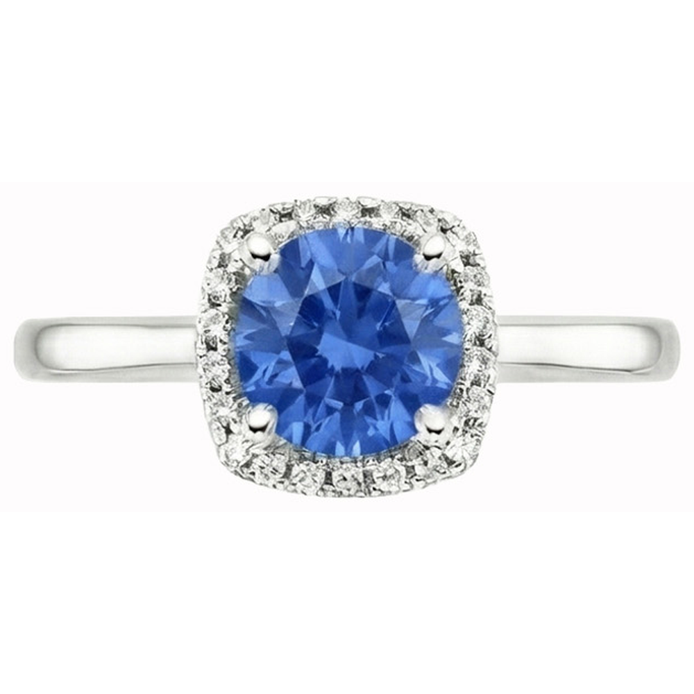 echter round diamant 2.70Karat ring Seitenansicht
