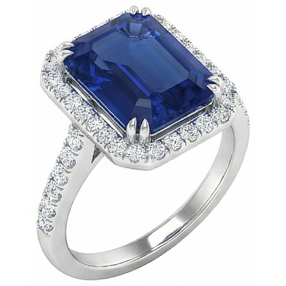 echter emerald smaragd 2.70Karat ring Seitenansicht