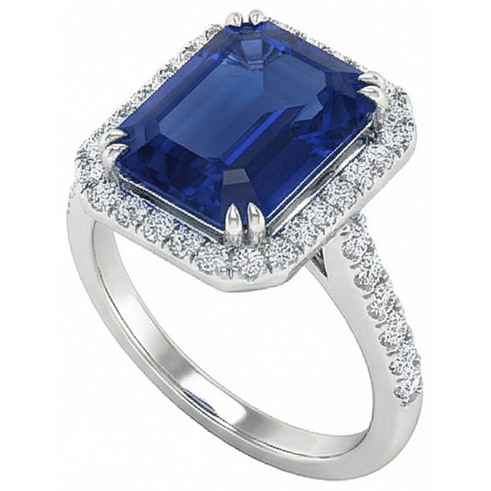 echter emerald smaragd 2.70Karat ring Vorderansicht