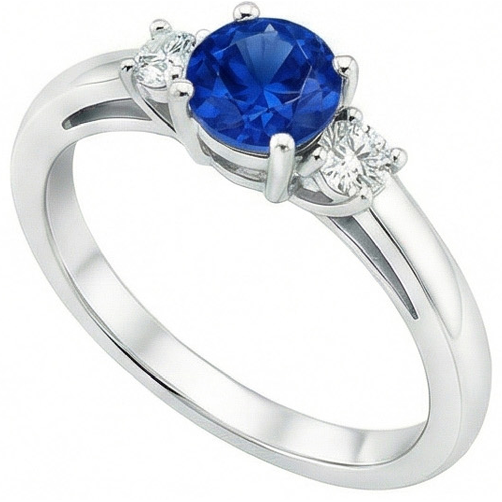 echter round diamant 2.70Karat ring Detailansicht