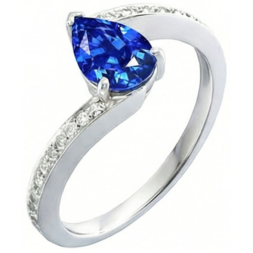 2 Ct Saphirring