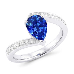2 Ct Saphirring