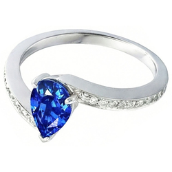 2 Ct Saphirring