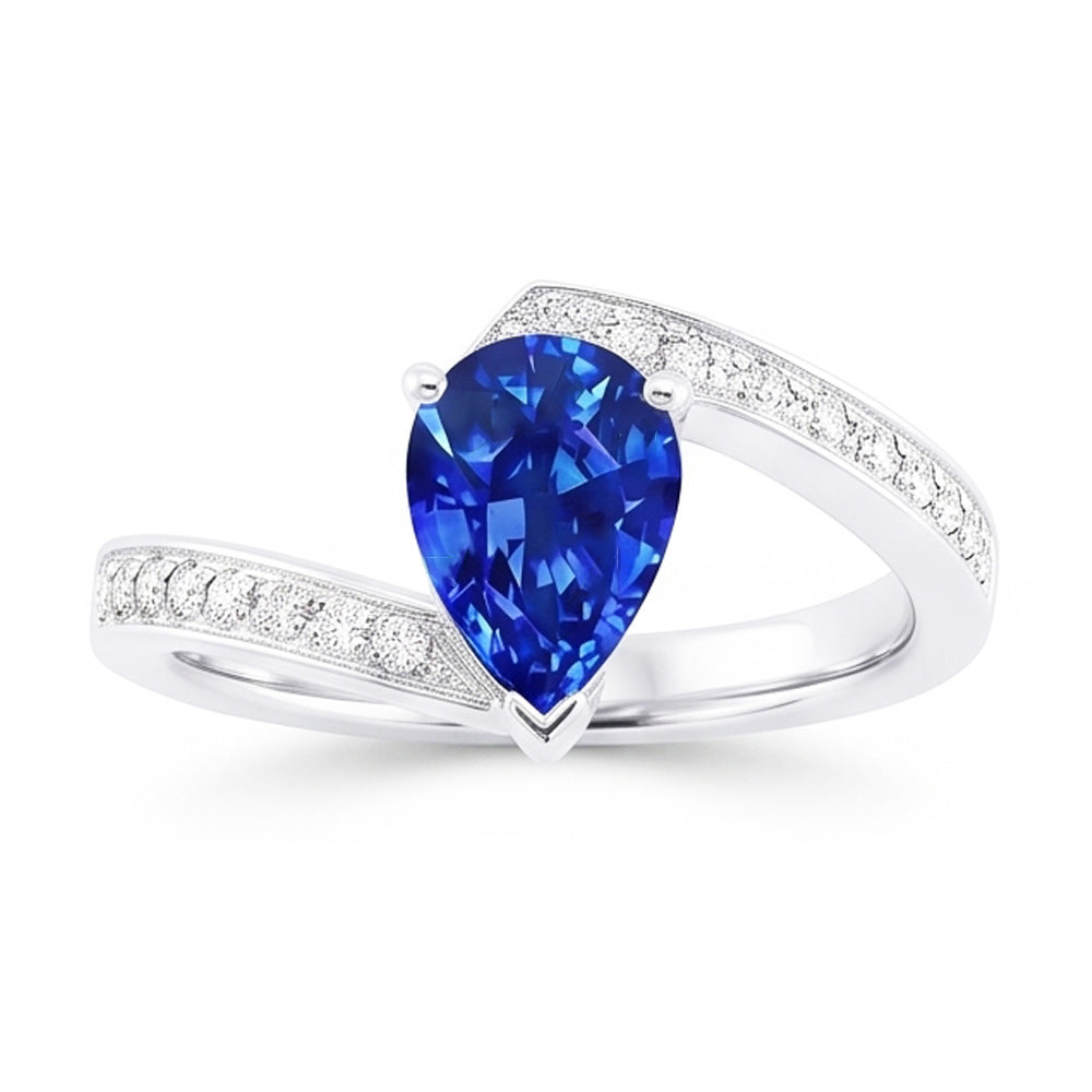 2 Ct Saphirring