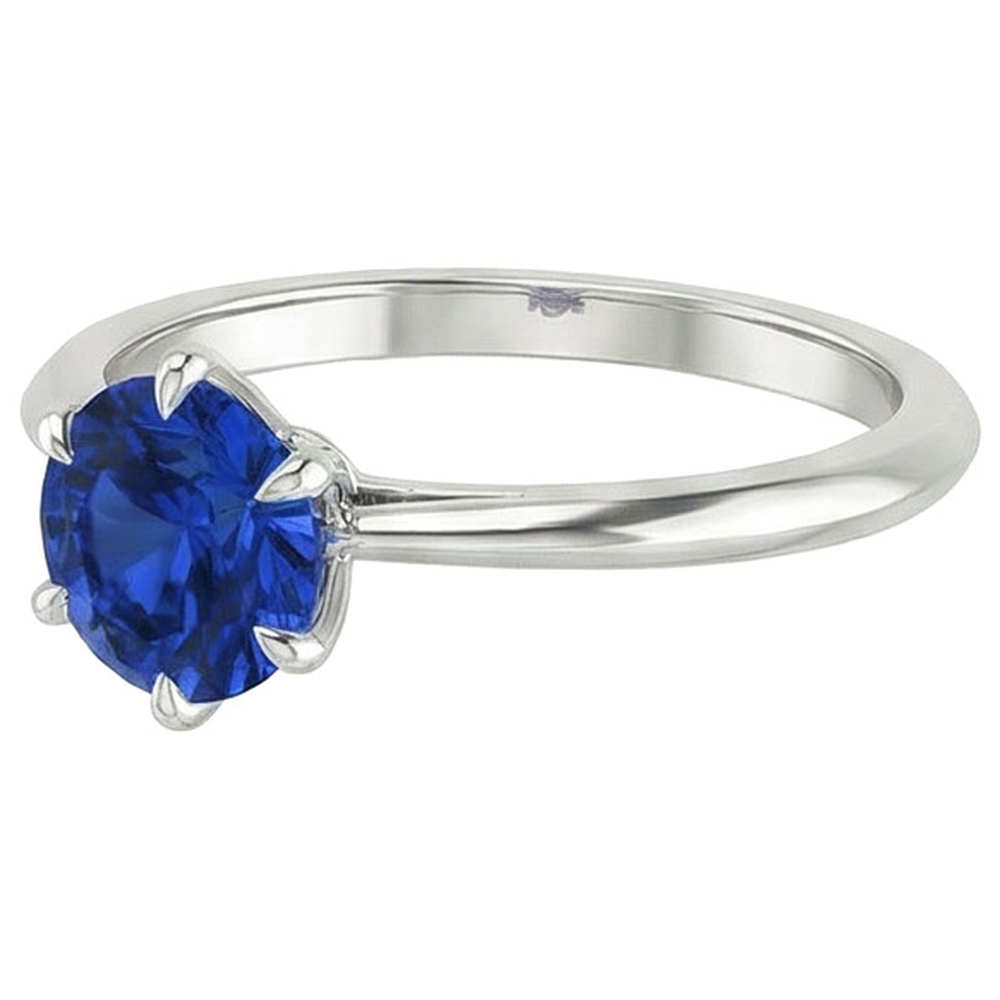 echter round diamant 2Karat ring Seitenansicht