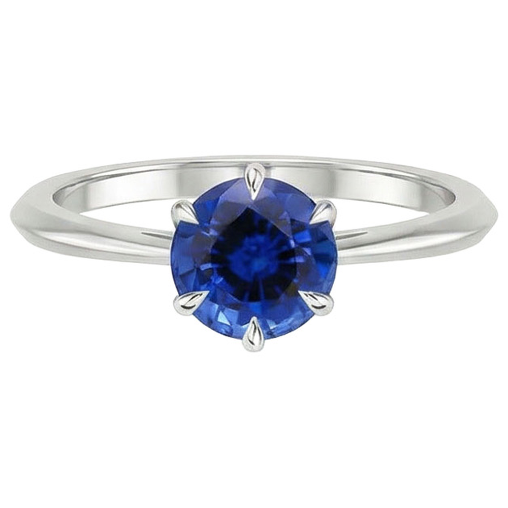 echter round diamant 2Karat ring Detailansicht