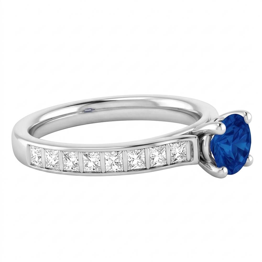 2 Karat Ceylon-Saphir-Ring