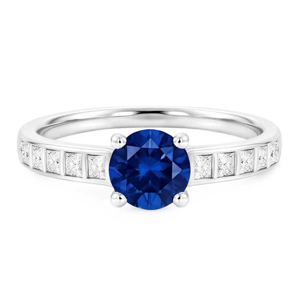 2 Karat Ceylon-Saphir-Ring