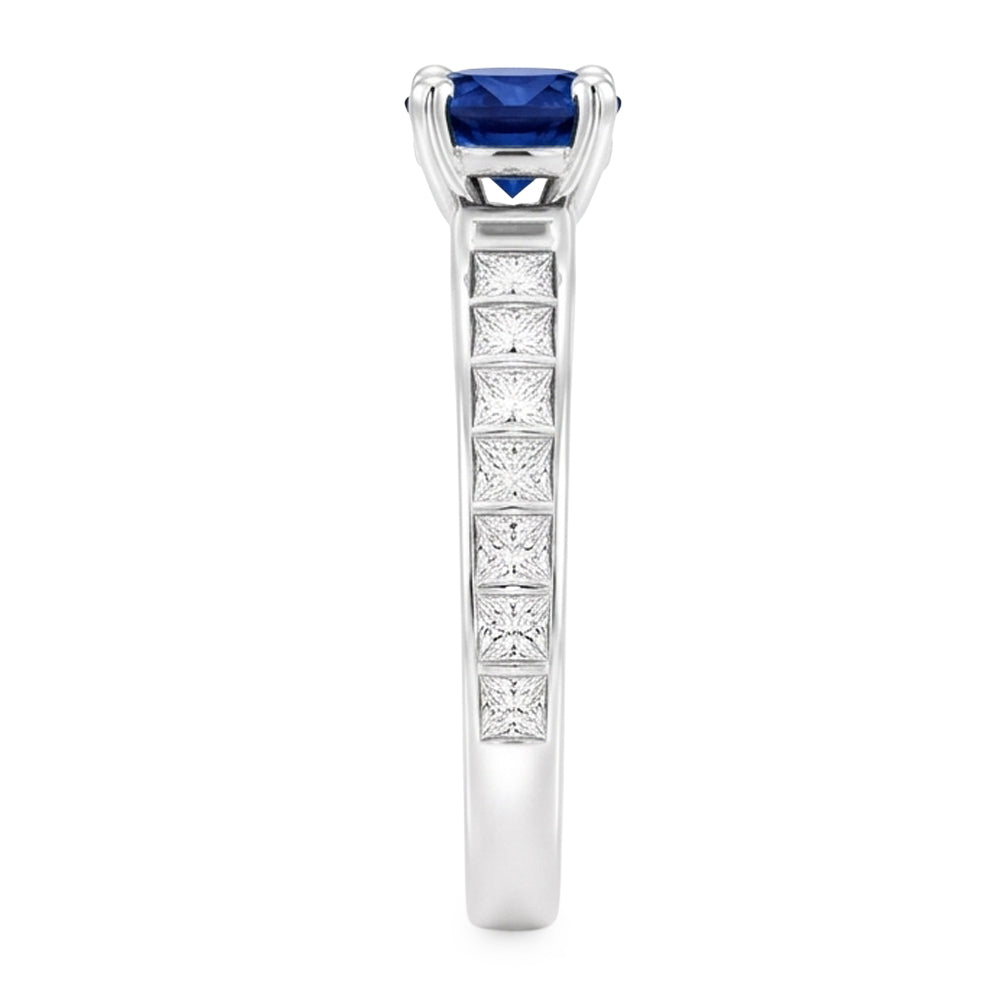 2 Karat Ceylon-Saphir-Ring