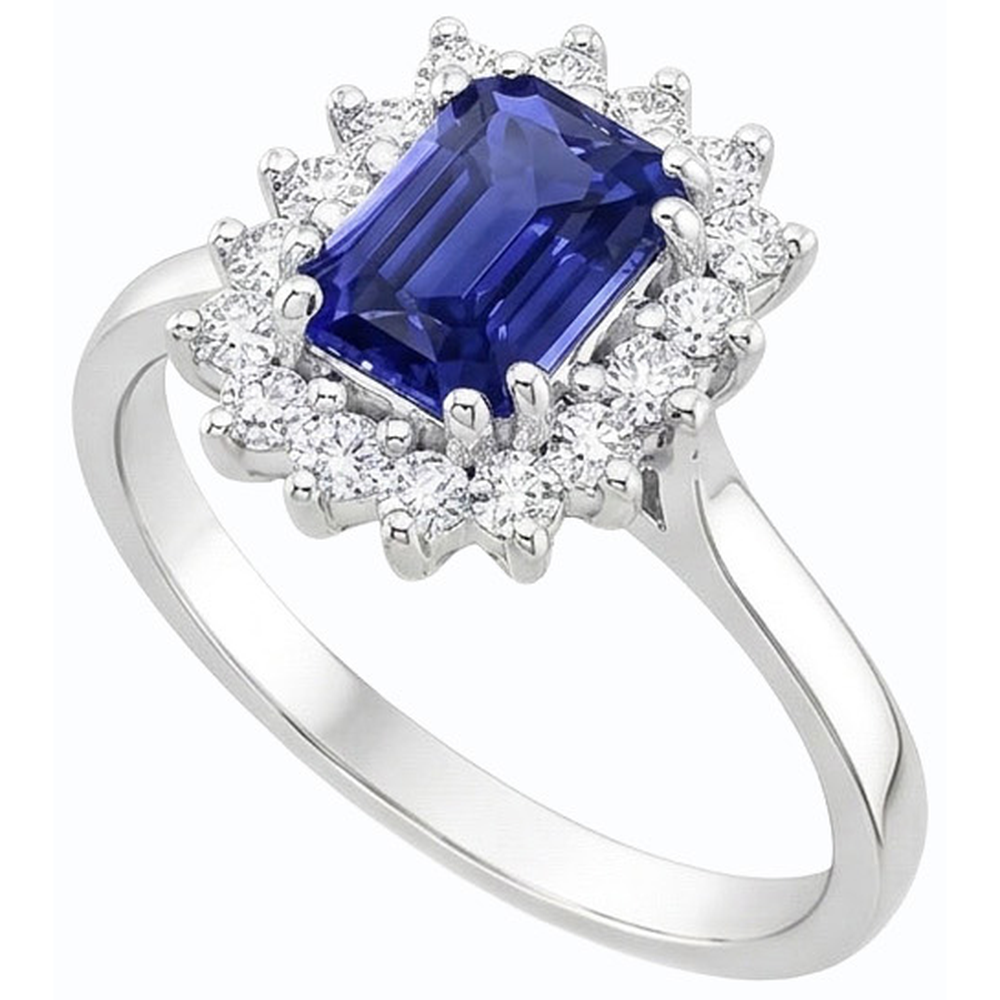 echter round diamant 2Karat ring Vorderansicht