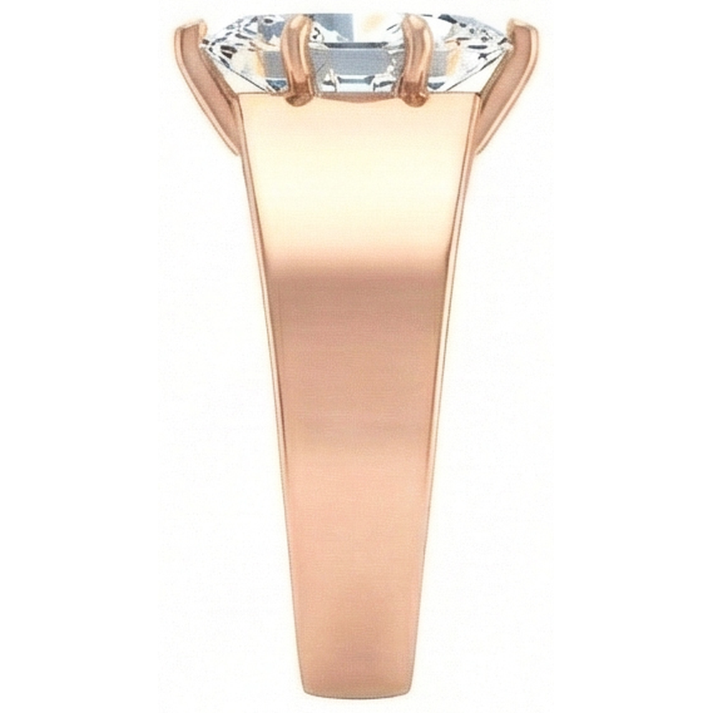 echter marquise diamant 2Karat ring Profilansicht