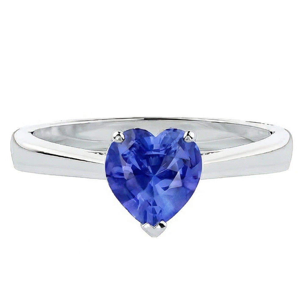 echter heart diamant 2Karat ring Seitenansicht