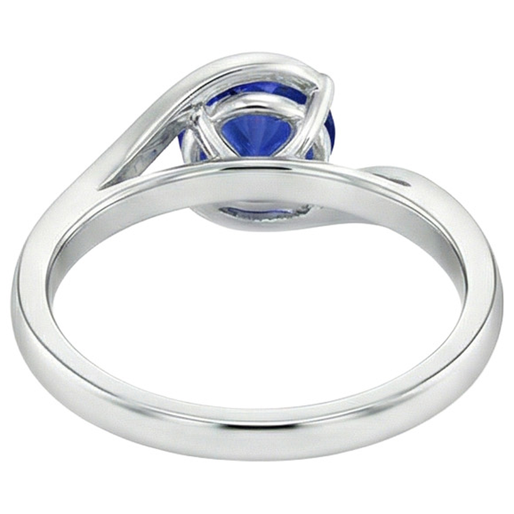 echter round diamant 2Karat ring Seitenansicht