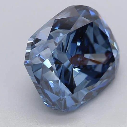 Echter Kornblumenblauer Saphir Loose Sapphires Natural 2,2 Karat Gold – Seitenansicht