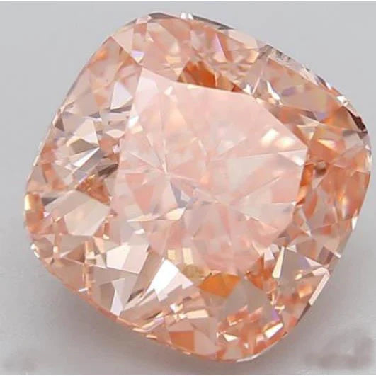 Cushion Rosa Saphir Ring in Gold – Frontansicht